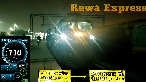 Onboard Journey In 12428 Delhi Anand Vihar- Rewa Express: ANVT To Allahabad