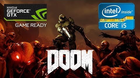 Doom 2016  GTX 1050 i5 60FPS OpenGL Demo