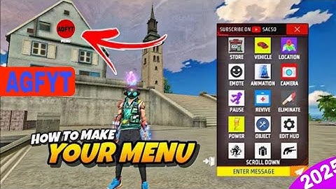 HOW TO MAKE MOBILE HUD MENU CRAFTLAND MAP || #freefire #craftland #craftlandmode #ffcreator #vairal 