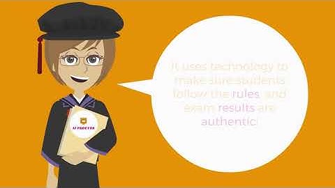 AI proctor promo video