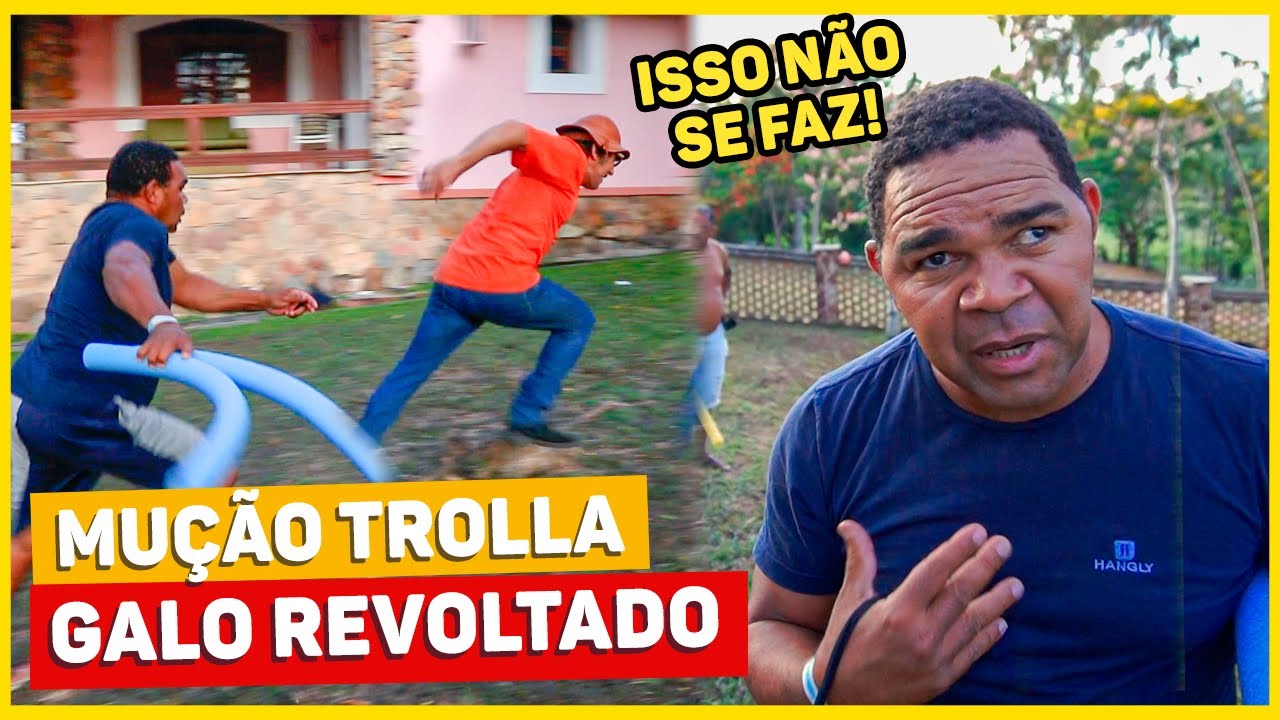 MUÇÃO DEIXA GALO REVOLTADO COM PROVA DO MACARRÃO