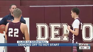 No. 3 ranked Bismarck boys basketball off to hot start in 2025