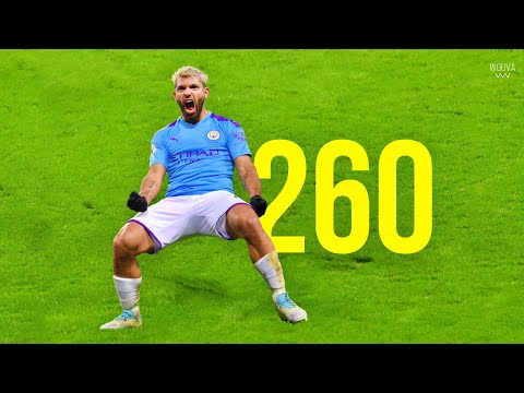 Sergio Kun Aguero - All 260 Goals for Manchester City