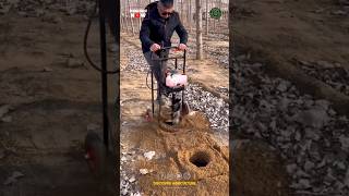 Leg Operated Earth Auger Machine