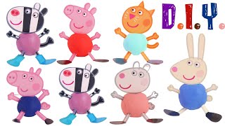 How to Make Peppa Pig & Friends Clay Pals  Simple Dough Craft