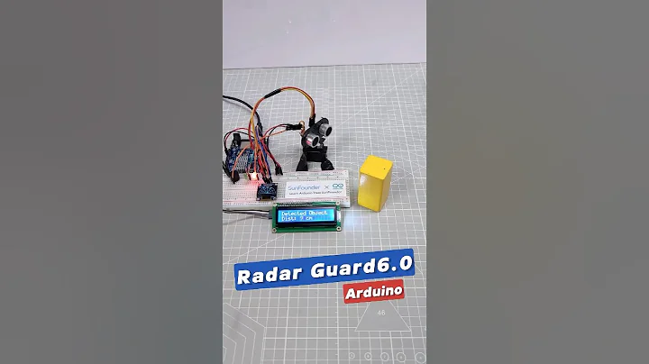 Ultrasonic Radar on Arduino – With Sound & Lights! #arduino #arduinoproject