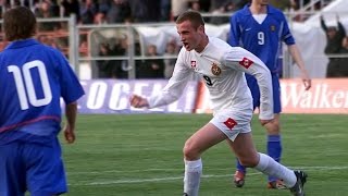 Malkhaz Asatiani goal against Russia