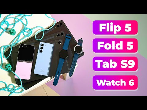 Видео: Samsung Galaxy Unpacked 2023: Fold 5/Flip 5/Tab S9/Watch 6