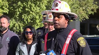 Officials share update after large fire shuts down Daniel Carter Beard Bridge