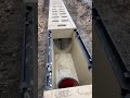 ACO drains at test with perfect drop... #jcb #job #building #construction