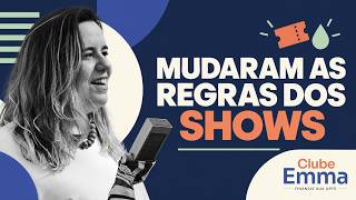 Information Novas regras para shows e eventos: água grátis, ingressos, taxas e meia-entrada - Clube Emma Update