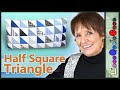 Half Square Triangle [Tutorial] (Patchwork)