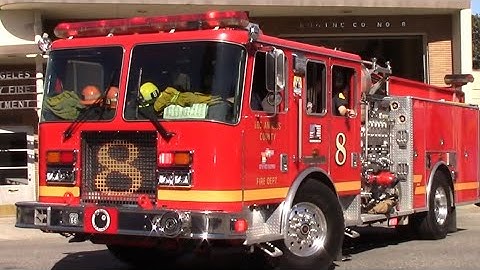 *FAILURE TO YIELD* LACoFD Engine 8 responding *AIRHORN*