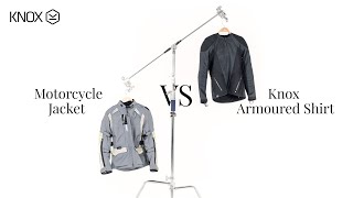 Motorcycle Jacket VS Knox Armoured Shirt