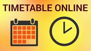 How To Make A Schedule And Timetable Online
