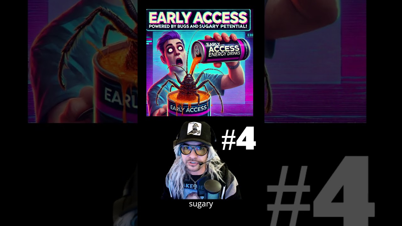 Early Access Energy Drink Commercial - Now available - Reviews in the comments!!! Move over Redbull!