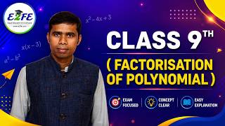 Factorisation of Polynomial | full concept | class 9th math
