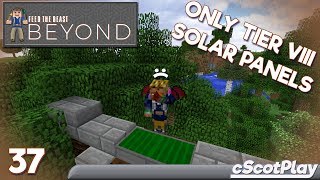 Ftb Beyond W Cscot Ep 37 Solar Flux Reborn Solar Panels Youtube