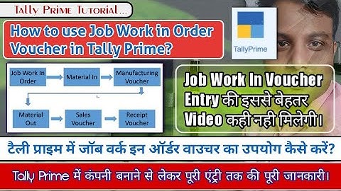 how to use job work in order voucher in tally prime