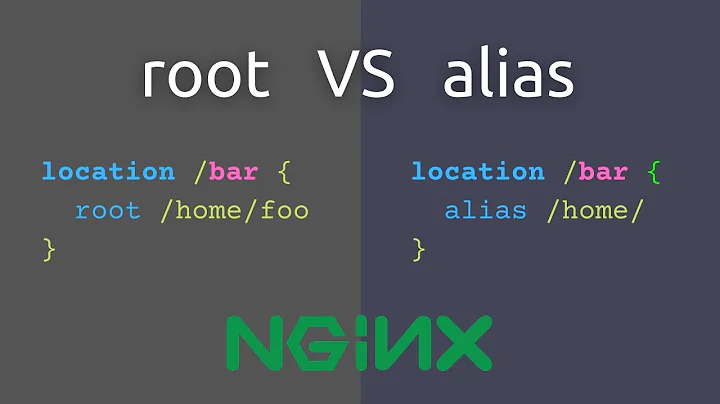Nginx alias vs root... what's the difference?
