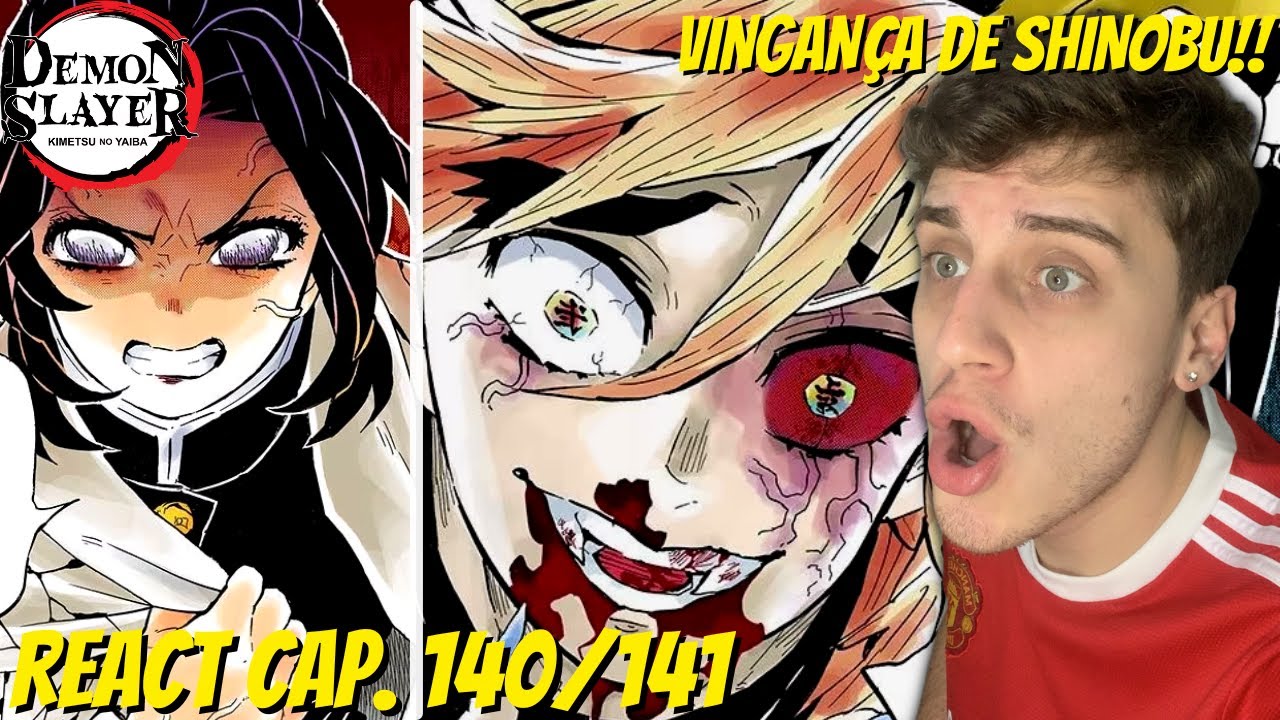 DOUMA x SHINOBU no CASTELO de MUZAN!! REACT MANGÁ DEMON SLAYER CAP.140/