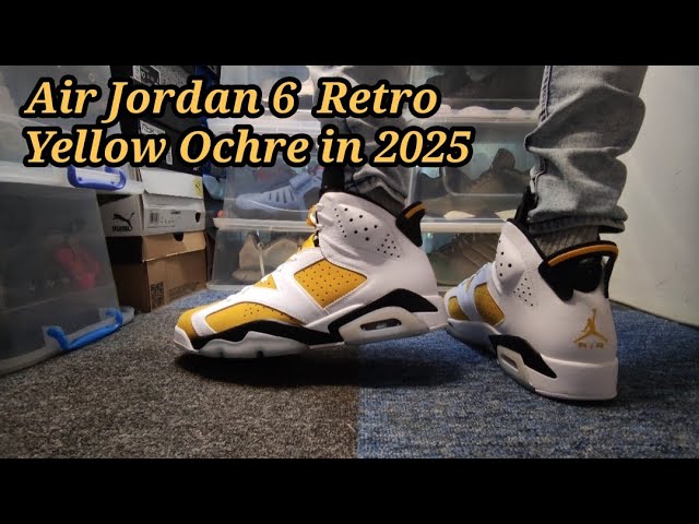 Air Jordan 6 Retro Yellow Ochre in 2025 Unboxing and on Feet