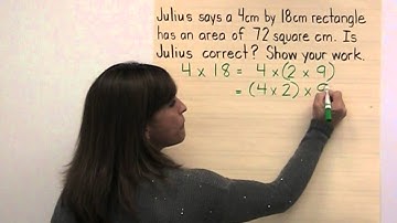 Finding Area Using the Associative Property