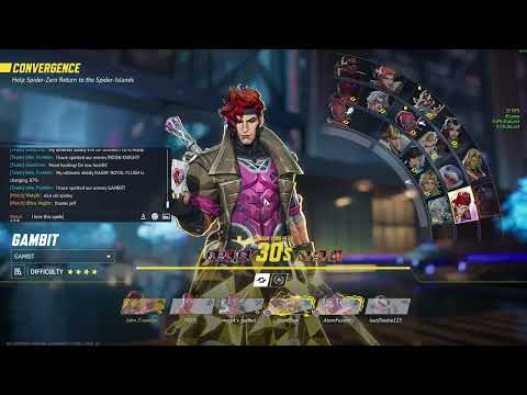 Marvel Rivals Gambit Gameplay
