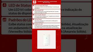 GWN7605LR: Portas, PoE e Status LED! #Shorts #Grandstream
