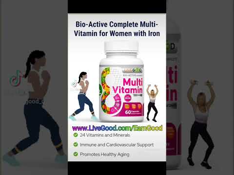 BIO-ACTIVE COMPLETE MULTI-VITAMIN FOR WOMEN WITH IRON (women supplements) full Review