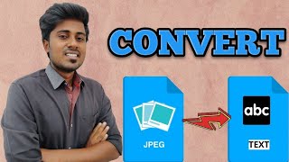 How to copy the text in Newspapers,books, stamp papers explained in tamil | JPEG to Text | Chau