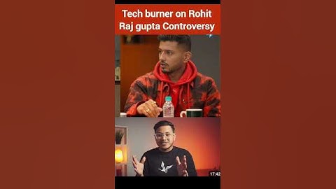 Tech burner on Rohit Raj Gupta anarc review| tech burner controversy |#shorts #tech #techburner