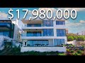 Inside A $17,850,000 MODERN MEGA MANSION With OCEAN FRONT Views | Mansion Tour