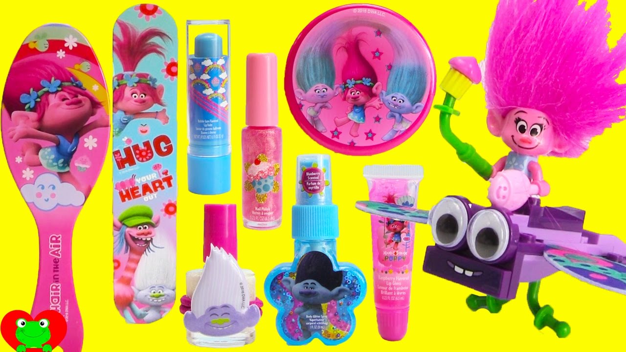 family friendly resorts Trolls Poppy GIANT Cosmetics Kre-O Like Legos Set and Surprises