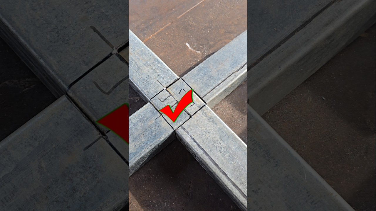 This welder will show you a new way to connect four unique square tube irons