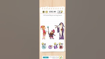 Brain test level 297...uh! something is wrong here