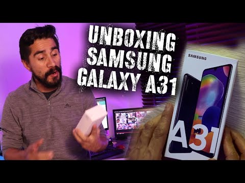 UNBOXING SAMSUNG GALAXY A31 en Colombia  Gama Media Con Estilo