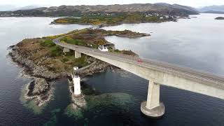 Skye Bridge, Isle Of Skye, Scotland Drone Footage