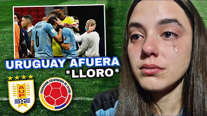 URUGUAY vs COLOMBIA | Reacción de HINCHA URUGUAYA *llorando* | Copa América 2021
