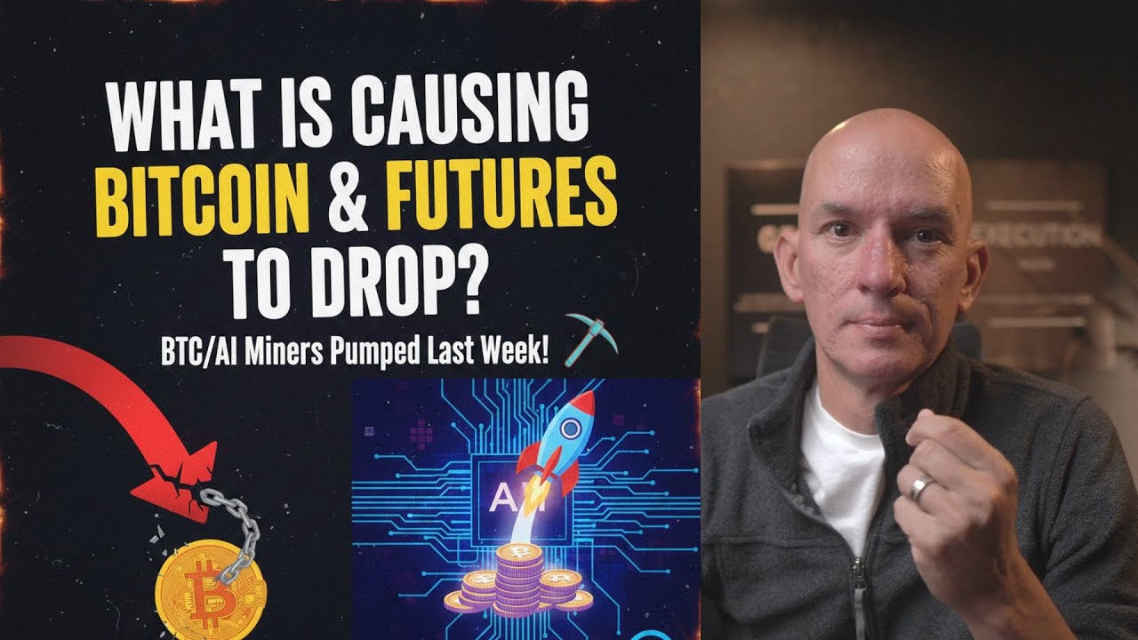 What Is Causing Bitcoin & Futures To Drop? BTC/AI Miners Up Huge Last Week!