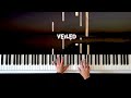Veiled Two Lanes Piano Tutorial Piano Cover Relaxing Piano Music Soft Soothing