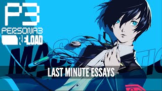 Persona 3 - Reload, Review, Rekindle my love