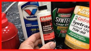 ACEITE PARA DIFERENCIAL o TRANSMISION FINAL Tipos de Aceite para Diferencial de 