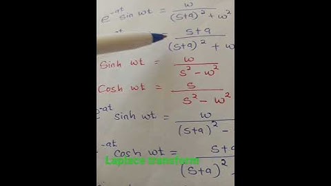 Laplace transform, explained