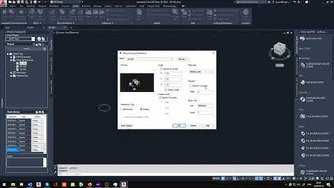 Plant 3D - Quick Xref insert and binding