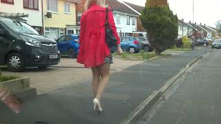 Springtime Rapture...with pretty high heels! (Crossdresser / Transvestite) #transition #mtf #tgirl