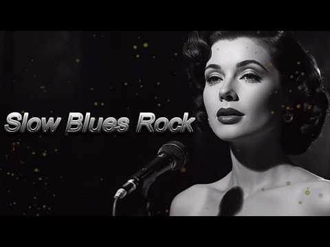Slow Blues Rock Playlist ◆ Soulful Electric Guitar and Whiskey Bar Blues for Quiet Nights Now!