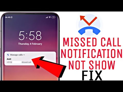 Missed call notification not showing on your android phone || missed call notification not showing