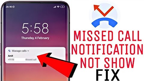 Missed call notification not showing on your android phone || missed call notification not showing