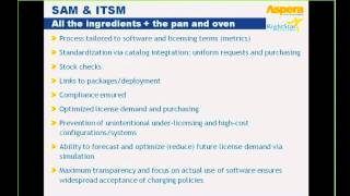 Making SAM Part of Your ITSM Strategy, PART 3